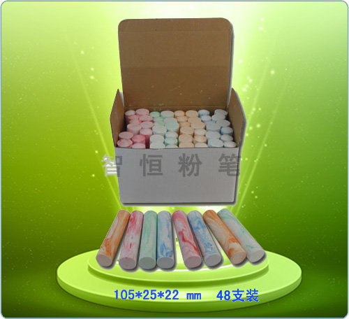 48支裝-大理石紋粉筆